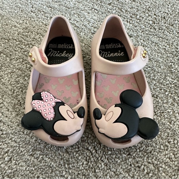 Mini Melissa Other - Mini Melissa Blush Mickey & Minnie Shoes Size 5